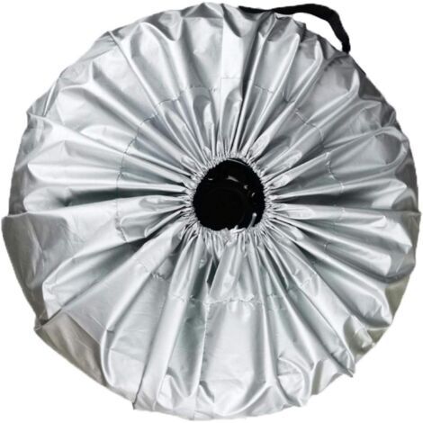 Housse De Roue De Secours, Couvre-Pneu Housses De Roue De Secours Couvre Pneu Imperméable, Housse De Protection Roue, Protections Solaires Résistantes Aux Intempéries Housses De Pneus(80x47cm)