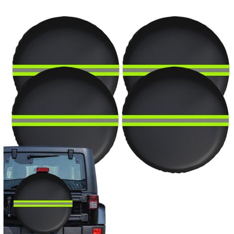 Housse De Roue De Secours - Imperméable et Résistant au Vent, Universel et Élastique pour Roue - Protecteur De Contre La Neige Et La Pluie  pour Camping-Car Camions SUV Berline
