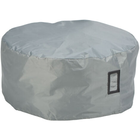 Housse de roue imperméable universelle pour camping-cars, bateaux, remorques, jeeps et camions - Gris L