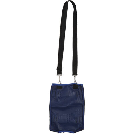 Housse de Sac à Urine Grande Capacité en Tissu Maille avec Sangle de Fixation Bleu pour Cuisse