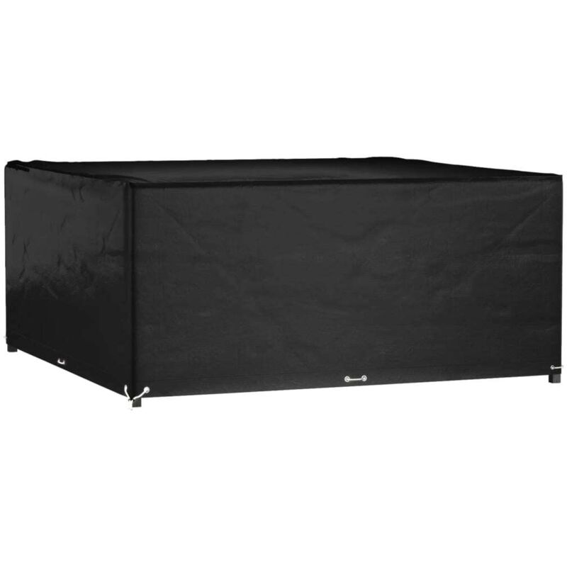 Housse de salon de jardin 16 œillets 250x250x90 cm carré Vidaxl