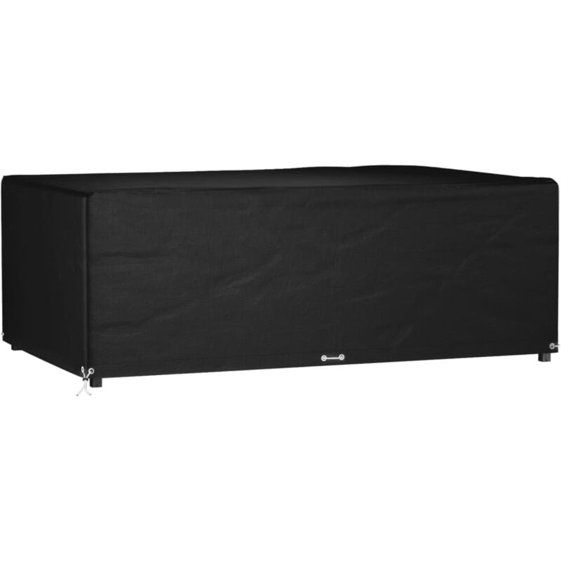 Housse de salon de jardin 12 œillets 213x132x75cm rectangulaire Vidaxl