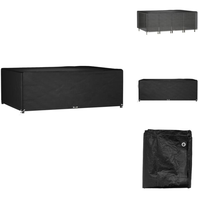 Housse de salon de jardin 12 œillets 240x180x80cm rectangulaire - Housses De Meubles D'extérieur - Housse De Jardin - Protection Mobilier Extérieur