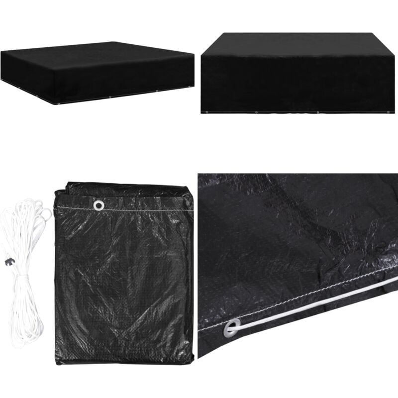 Housse de salon de jardin 12 œillets 250x250x70 cm - Housses De Meubles De Jardin - Housse De Jardin - Housse De Table De Jardin - Housse De Banc De