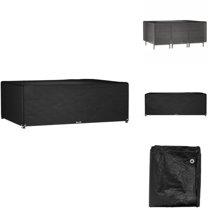 Housse de salon de jardin 12 œillets 270x180x90cm rectangulaire - Housses De Meubles D'extérieur - Housse De Jardin - Protection Mobilier Extérieur