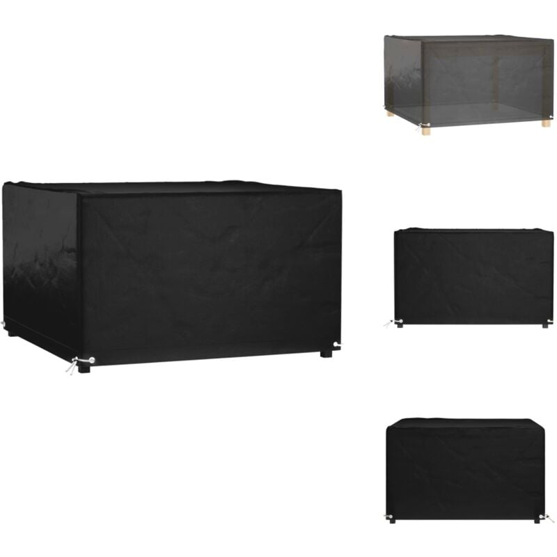 Housse de salon de jardin 8 œillets 125x125x75 cm carré - Housses De Meubles D'extérieur - Housse De Jardin - Protection Mobilier Extérieur - Housse