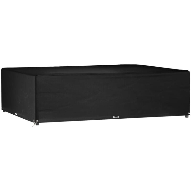 Housse pour mobilier de jardin Housse de salon de jardin Bâche de Meubles d'extérieur Couverture de Jardin 16 œillets 300x200x75cm rectangulaire