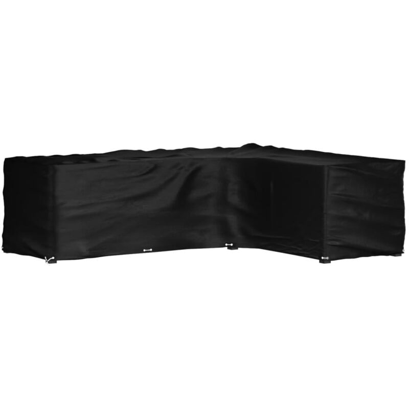 Housse de salon de jardin en forme de l 16 œillets 260x210x80cm Vidaxl