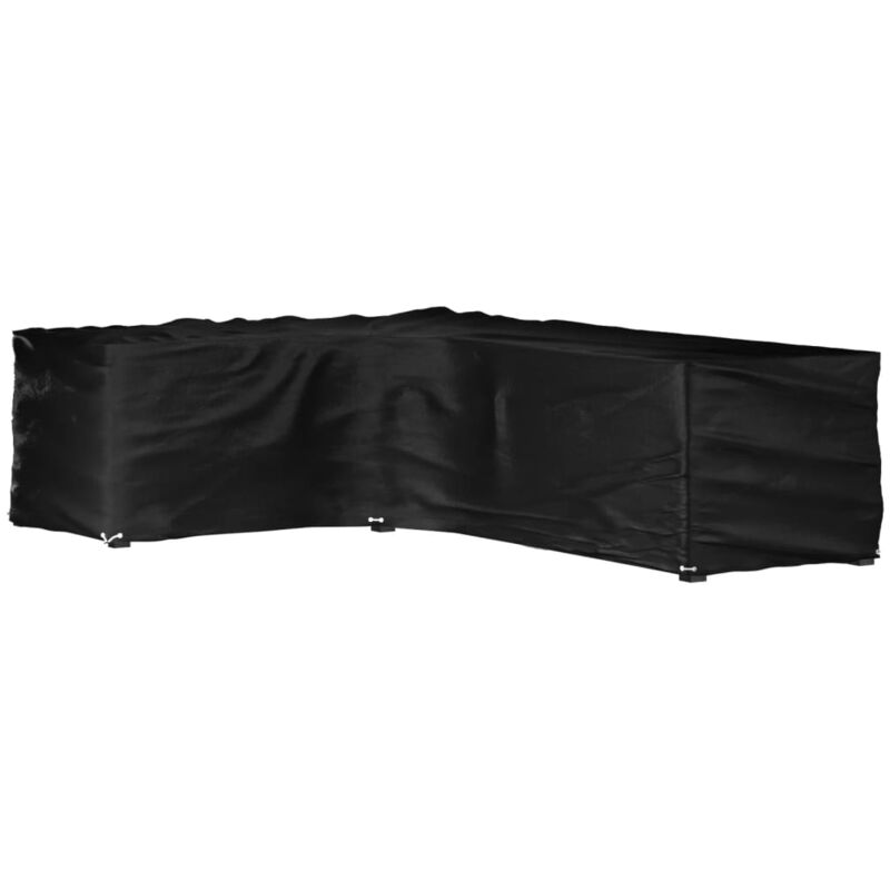 Housse de salon de jardin en forme de l 16 œillets 210x260x80cm Vidaxl