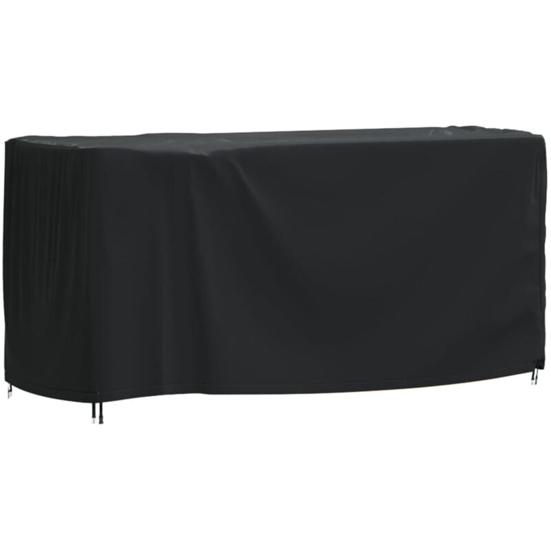 Housse de salon de jardin noir 180x70x90 cm imperméable 420D Vidaxl