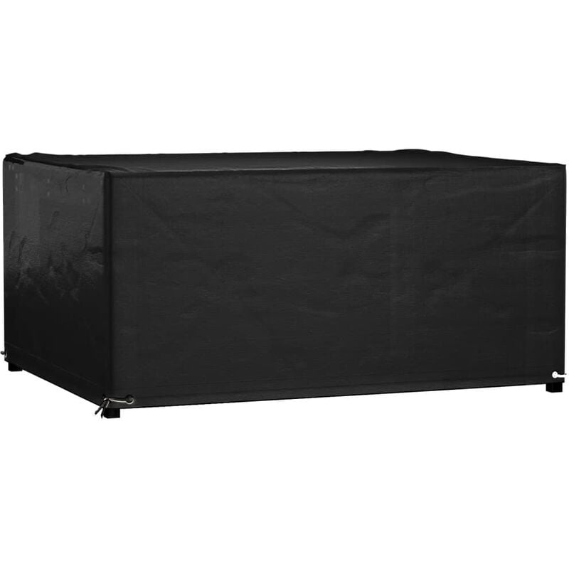 Housse de salon de jardin,Housse Table et Chaise de Jardin de Protection 8 œillets 160x120x75 cm rectangulaire -YZ781087