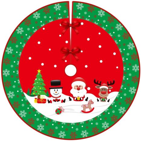 Housse de sapin de Noël, idéale pour la maison, les festivals, les fêtes - diamètre 90 cm