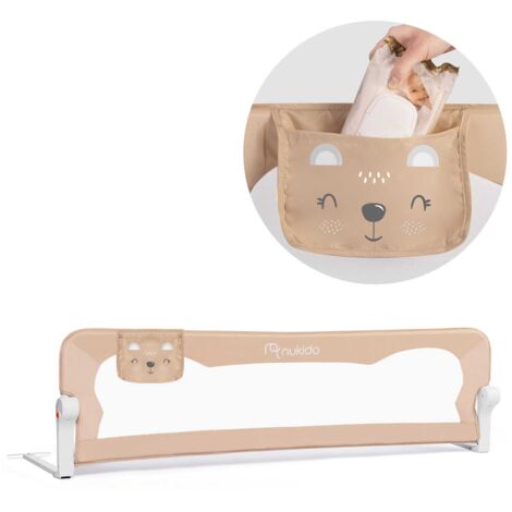 Housse de sécurité pour lit 150 x 42 x 35 cm Nukido beige