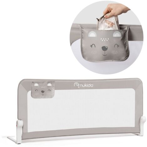 Housse de sécurité pour lit 150 x 66 x 35 cm Nukido gris