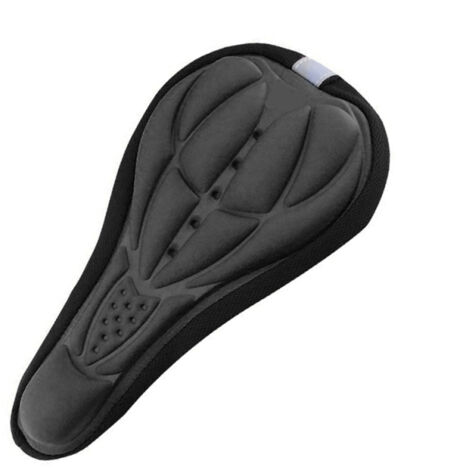Housse de selle de vélo avec coussin en mousse souple 3D à haut rebond, protection pour selle de vélo de montagne, idéale pour hommes et femmes.