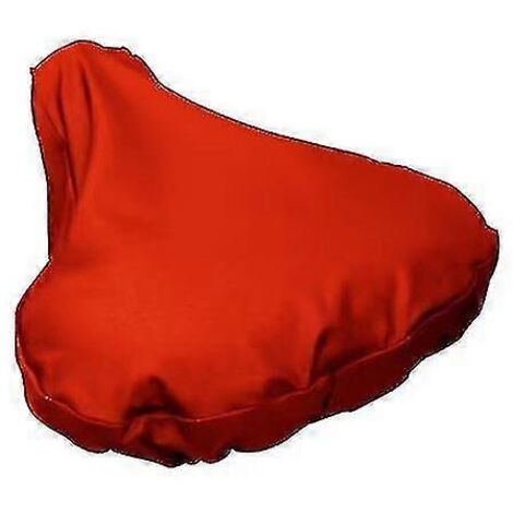 Housse de selle de vélo imperméable avec cordon de serrage, protection imperméable, protection contre la pluie et la poussière pour selle de vélo (rouge)-AquaForge
