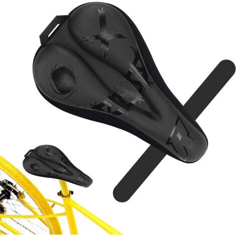 Housse de Selle de Vélo Rembourrée,Confortable Cuir PU