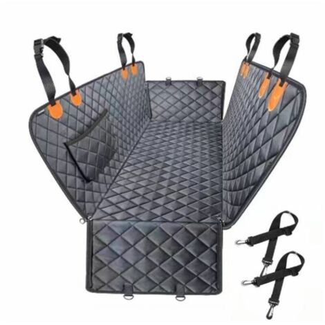 Housse de siège auto pour animaux de compagnie 100 % imperméable, hamac 600D, robuste, anti-rayures, antidérapante, durable, souple, pour voitures, camions et SUV