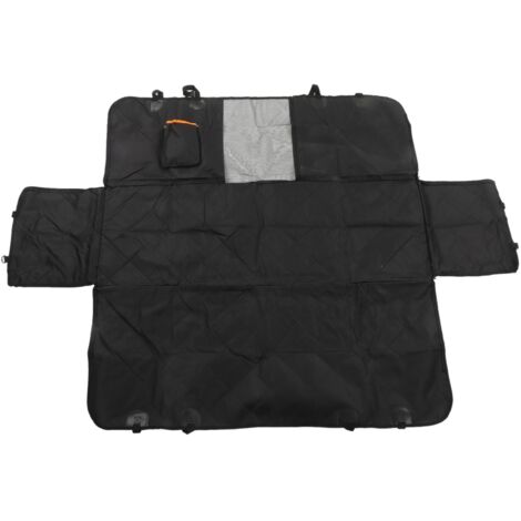 Housse de Siège Auto pour Chien Imperméable en Tissu Oxford Respirant et Confortable Noir