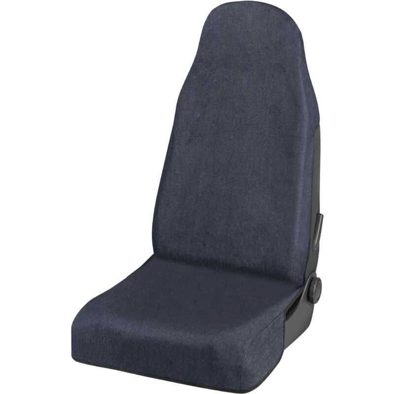 Housse de siège bleu jeans pour un siège avant