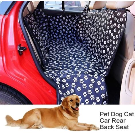 Housse de siège d\'auto - Protection pour chien - Étanche - Polyester - Noir - 130x150cm