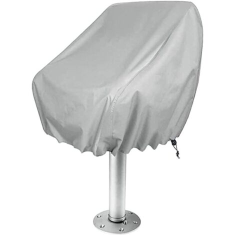 Housse de siège de Bateau Housse de Protection imperméable pour Chaise de Banc de Capitaine Housse de siège Marine argentée Housse de siège de Bateau Housse de siège de Ponton Housse de si