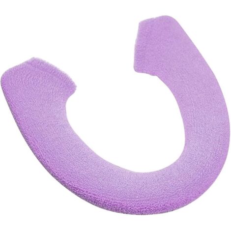 Housse de siège de toilette douce et chaude, coussin épais, tapis de toilette extensible et lavable, universelle