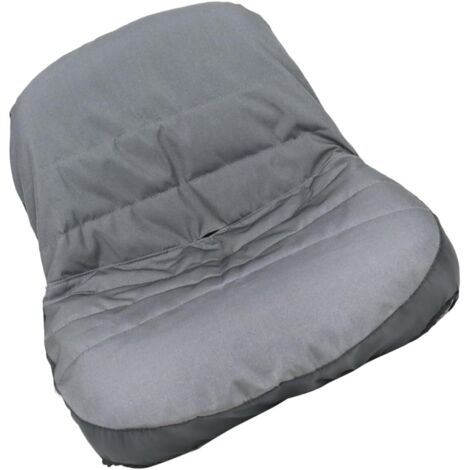 Housse de Siège de Tondeuse à Gazon Imperméable Gris, Protection Anti-uv pour Siège de Tracteur Tondeuse, Accessoire Résistant à L’usure et Adapté Usage Extérieur, Couvre-siège