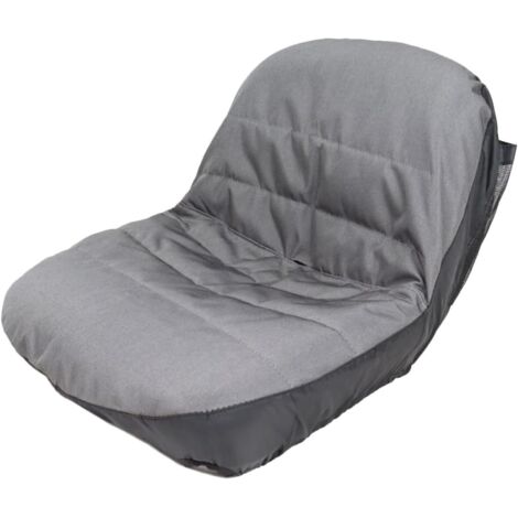 Housse de Siège de Tondeuse Autoportée Imperméable en Tissu Pochette de Rangement Compatible Tracteur sans Accoudoirs pour Usage Extérieur