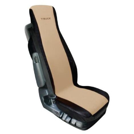 Housse de siege ELISA beige noir compatible avec camion