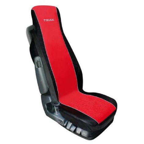 Housse de siege ELISA rouge noir