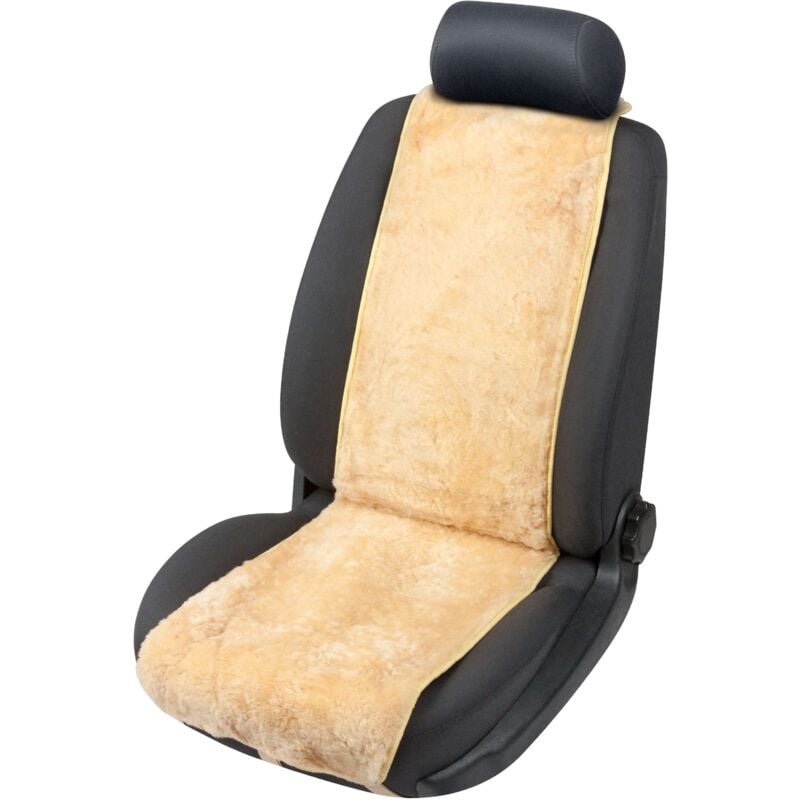 Carcomfort - Housse de siège en agneau Cosmo beige 12-14mm hauteur de fourrure