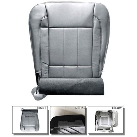 Housse de siège en cuir de remplacement pour le dessous du siège côté conducteur des modèles Dodge Ram 2006-2009.
