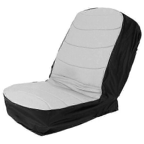 Housse de siège imperméable et confortable pour véhicule agricole, idéale pour les sièges de tracteur. Accessoires pour sièges. Gris et noir.