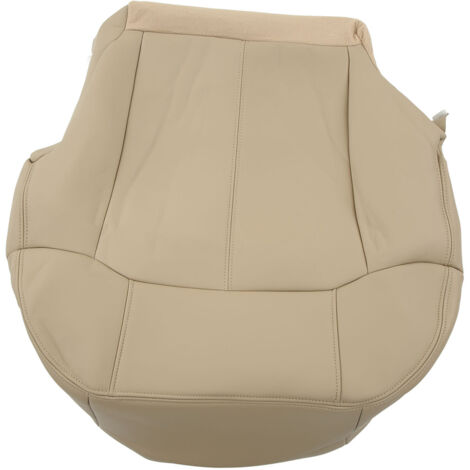 Housse de siège inférieur de conducteur avant, protection de voiture en cuir PU de remplacement pour Chevy Suburban 1999 – 2002 Beige