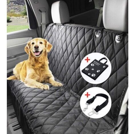 Housse de siège pour Chien Couverture Protection de Banquette Siège imperméable Hamac pour Chien avec et Sac de Transport pour Voiture Nettoyage Facile150 x 144 cm