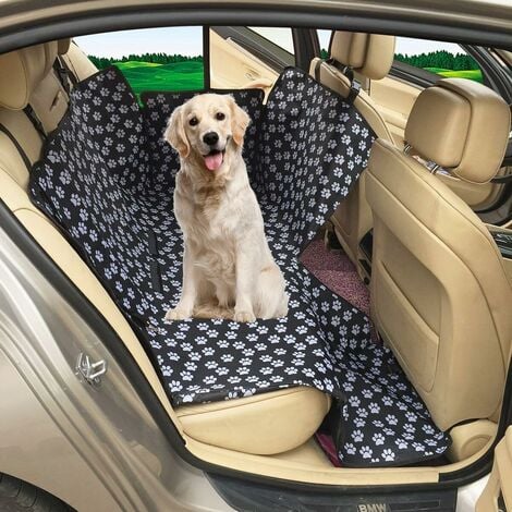 Housse protection siege voiture pour chien passage ceinture