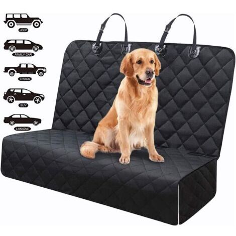 Housse de Siège pour Chien, Protection de Banquette Siège Protection Chien pour Voiture Oxford épaissi 600D, Taille Universelle pour Voiture/SUV/Camion, 135x120 cm