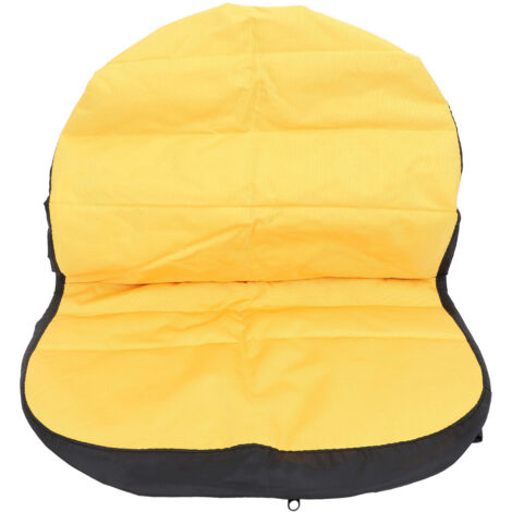 Housse de siège pour tondeuse à gazon Housse de protection souple antidérapante polyvalente en polyester pour siège de tondeuse à gazon pour tracteur Jaune