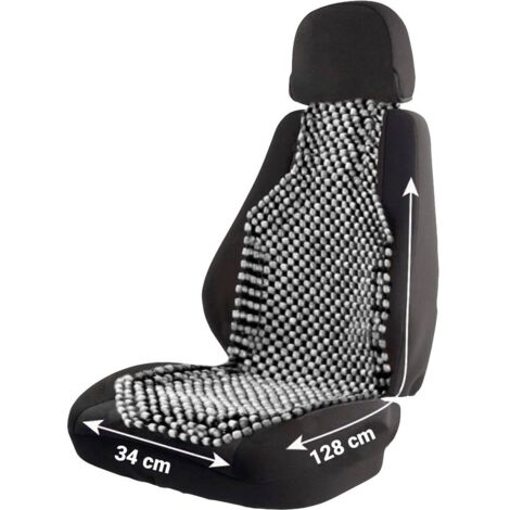 Housse de siège refroidissante HP Autozubehör Holzkugel fonction massage 19116 anthracite