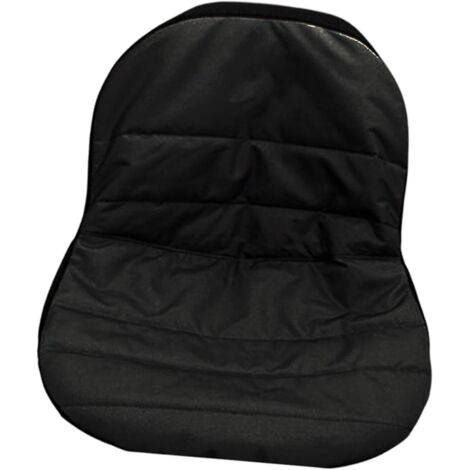 Housse de Siège Tondeuse - 1 Pièce - Tissu Oxford 600D - Imperméable et Résistant - Pour Tracteur sans Accoudoirs - Noir 50x40x35cm