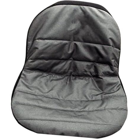 Housse de siège tondeuse - 1 Pièce - Tissu Oxford 600D - Imperméable - Pour Tracteur Sans Accoudoirs - Gris 50x40x35cm