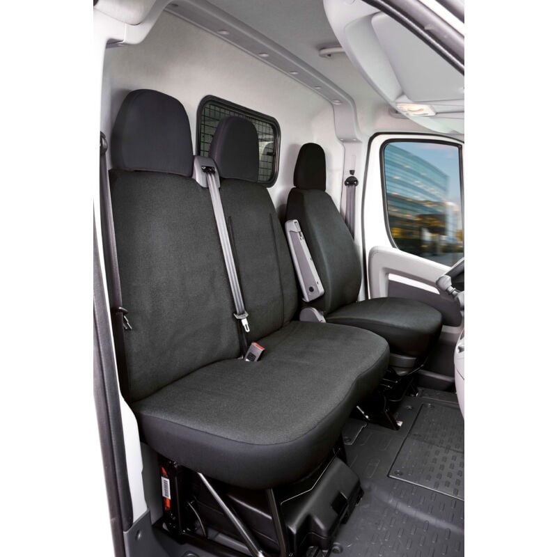 Housse de siège Transporter en tissu pour Citroen Jumper ii, siège simple et double