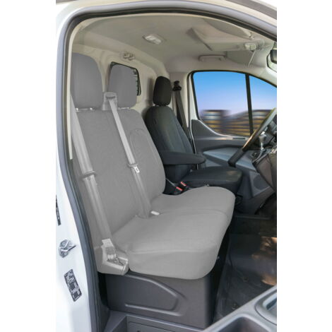 Housse de siège Transporter en tissu pour Ford Transit, siège avant simple