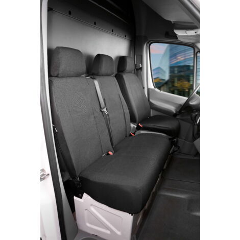 Housse de siège Transporter en tissu pour Ford Transit, siège simple et double