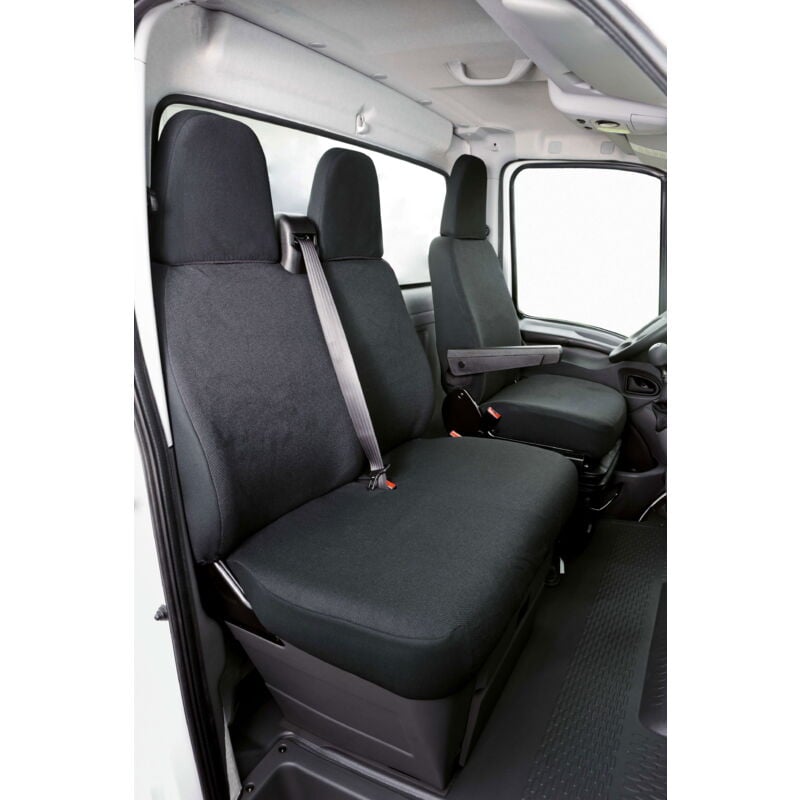 Housse de siège Transporter en tissu pour Iveco Daily iv, siège simple et double