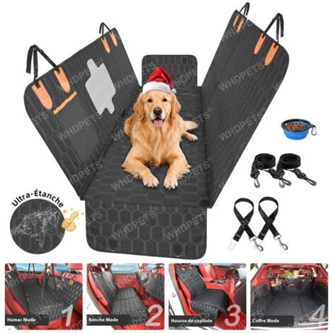 Housse de Siège Voiture pour Chien ®WHD© Polyvalente Voiture/Camping/Pique-nique - 6C Imperméable + Lavable Anti-Dér -147x137cm