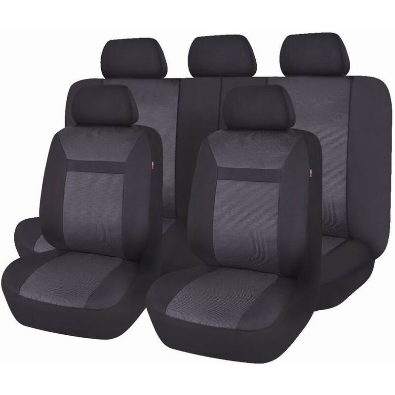 ZVD - Housse de Siège Voiture Universelle Auto - Ensemble Noir