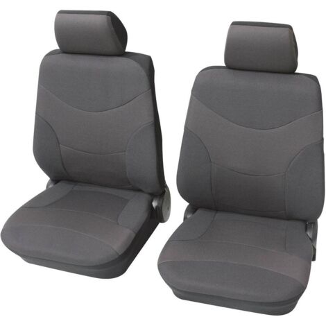 Housse de siège x6 Petex 23491501 polyester gris siège conducteur, siège passager