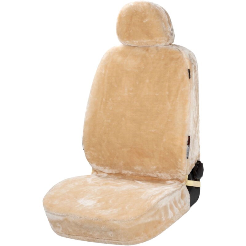 Walser - Housse de siège Teddy en fausse fourrure teddy vegan beige